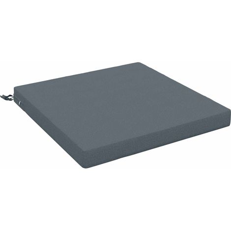 Coussin de siège 1 pièce SOEST 100 % polyester Bleu vidaXL