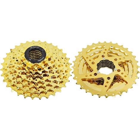 Freilaufkassette, 12-fach kompatibel, leichtes Design, 9S 11-46T Gold (1/2)