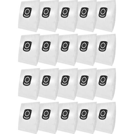 Lot de 20 sacs filtrants pour aspirateur ZR200520 ZR200540, sacs à poussière jetables non tissés (1/5)
