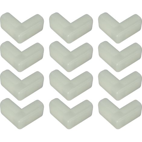 Lot de 12 protège-coins lumineux en silicone souple, idéal pour les tables de bébé et d'enfant, type 1. (1/5)