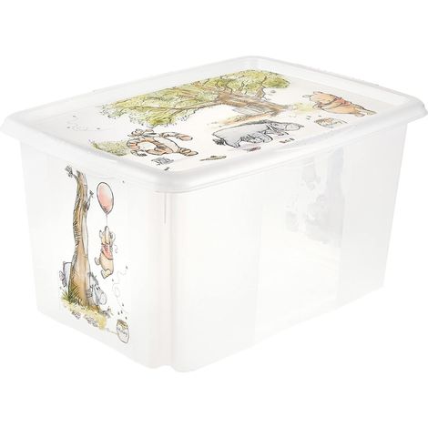 Caja de almacenamiento winnie pooh 55,5 x 40 x 30, translúcido (1/5)