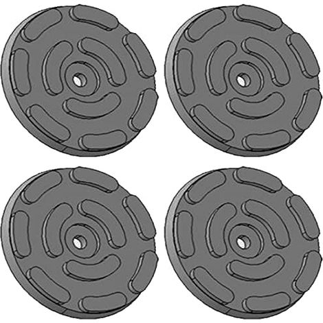 UEGO DE 4 TACOS DE GOMA DE 145 mm PARA ELEVADORES RAVAGLIOLI, OMCN (1/5)