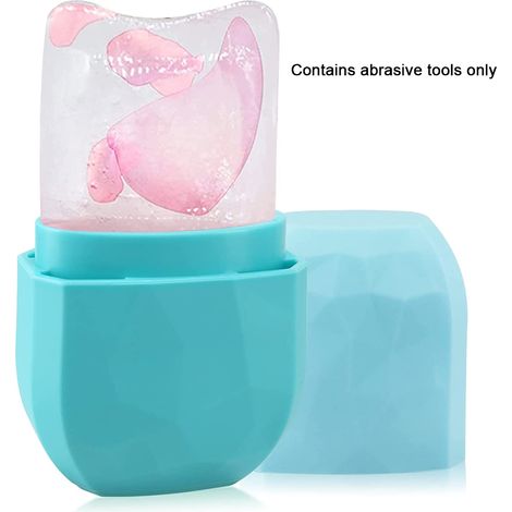 rodillo de hielo, silicona sin BPA, masaje facial Gua Sha, reutilizable, cuidado de la piel en casa. (1/5)