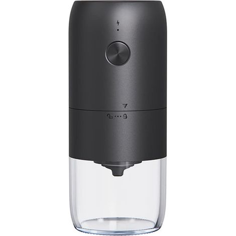 Moulin à café électrique avec meule en céramique Moulin à café portable rechargeable avec rugosité réglable capacité 30 g de café en grains