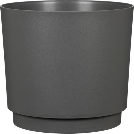 Scheurich Blumentopf Kunststoff Ø 12,9 x 11,5 cm nero