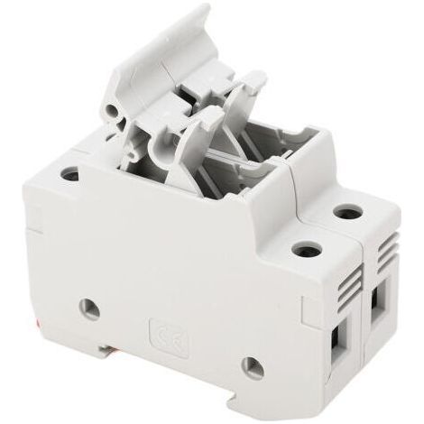 DC Quick Break Fuse Holder 2P 32A 10x38 PV Fuses 30A 1000VDC DIN Rail Mounting for Photovoltaic Systems (1/5)