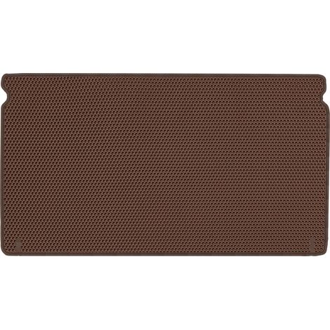 Tappetino per bagagliaio in EVA per Suzuki Grand Vitara I SUV dal 1999 al 2005, a nido d'ape - marrone (1/5)