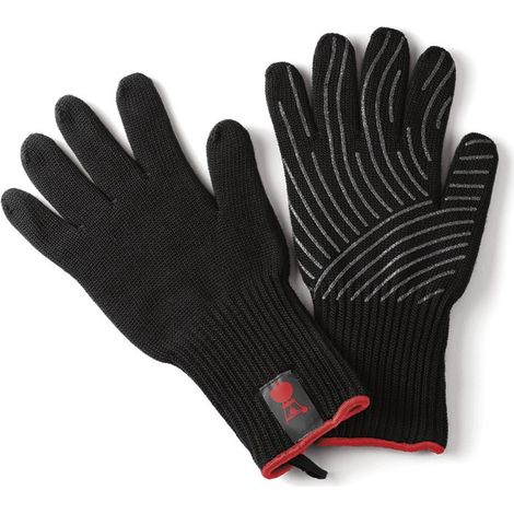 Juego de guantes para barbacoa Weber talla (L / XL), negro
