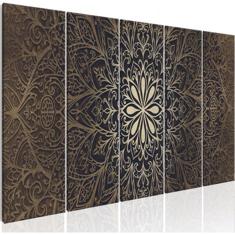 Quadro - Brown Mandala - 200x80 (1/4)