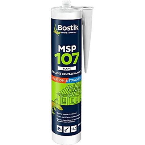 BOSTIK-Fixierspachtel MSP 107 - Weiß - 290 ml - 30114280 (1/2)