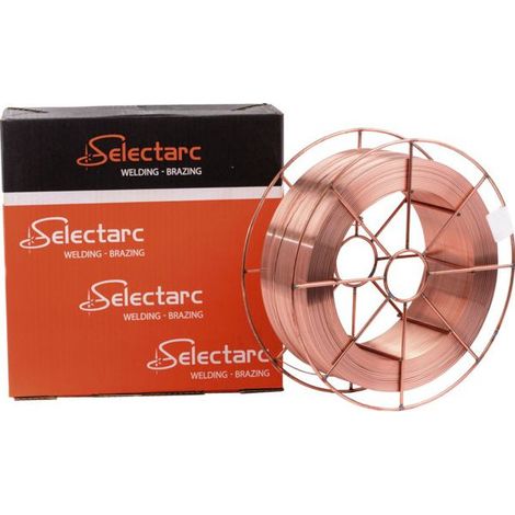 Alambre de acero SG2 F57 D.0,8 mm - Bobina de 5 kg