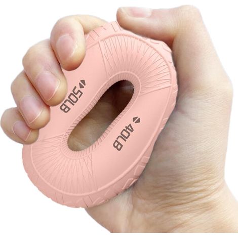 Entraîneur de force de préhension - Pince de musculation en silicone pour les mains, poignée ergonomique en silicone