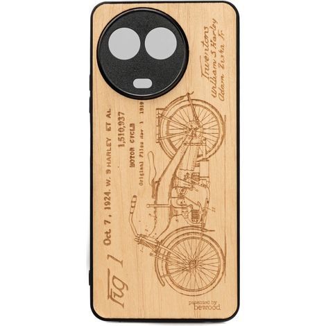 Bewood Holzhülle für Realme 11 5G HARLEY PATENT ANIEGRE (1/2)