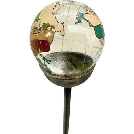 4 Feet Coloured World 60mm Marble Pin Garden Art (Pack of 3) - Bare Metal/Ready To Rust