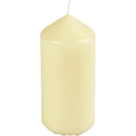 Bougie pillier parfumée 15 cm Essentiel Vanille (1/2)