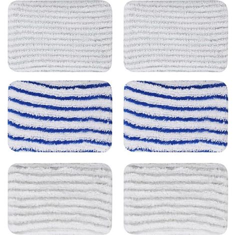 Set di 6 panni in microfibra lavabili ZR850002 per Rowenta Clean & Steam ZR850002 ZR005801 ZR005804 per Rowenta RY7xxx RY8xxx (1/4)