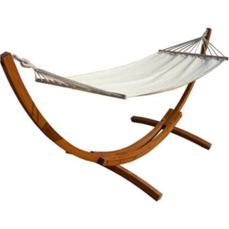 PROLOISIRS Hamac support en bois + toile