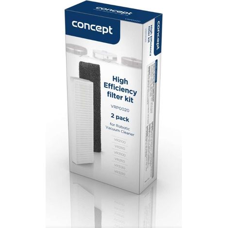 Concept - Set de filtres HEPA, pour aspirateurs robots, 2 pièces VRP0020 (1/3)