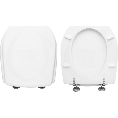 Copriwater Sirena Pozzi Ginori legno rivestito in resina poliestere bianco (1/4)