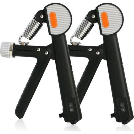 Hand Grip Musculation Avant Bras, Appareil de Renforcement du Grip avec Résistance Réglable 5-60kg, Poignee Musculation Avant Bras Main Poignet pour la Rééducation-2 pièce (1/5)