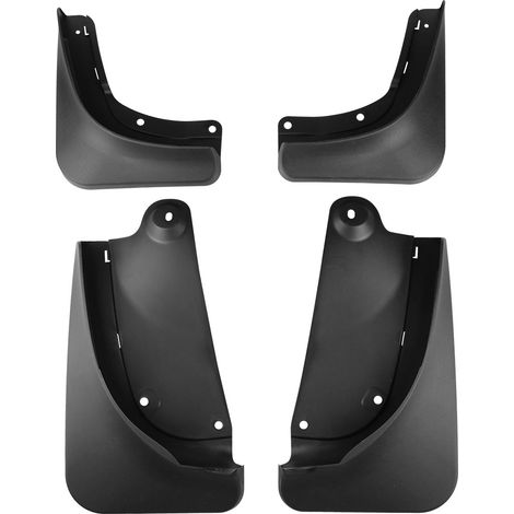 Compatible with Tesla Model Y 2020-2024, large version: MODELY mud flaps made of soft rubber and leather for Tesla Model Y 2021-2024 (large version)--BIEMMEDUE