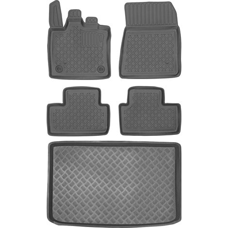 Renault Captur II Crossover SET 2020 - Alfombrillas para coche + alfombrilla para maletero