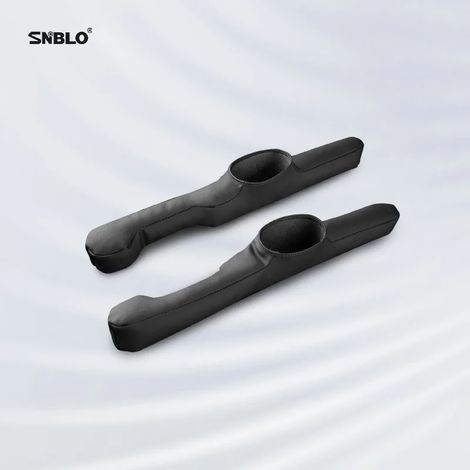 (A-Noir 2 pièces) Organisateur latéral de rangement pour espace entre les sièges de voiture, rangement pour couple, décoration intérieure de voiture, doublure douce, boîte/sac de rangement pour espace (1/5)