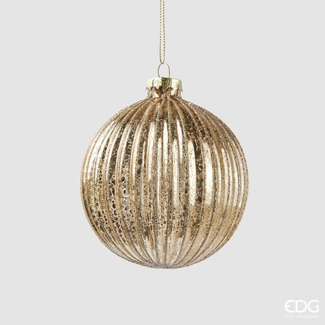 EDG Addobbo Palla Righe Oro D 10 C4