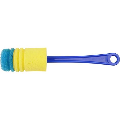Spazzola per la pulizia delle bottiglie 31 cm Blu/Giallo Fackelmann