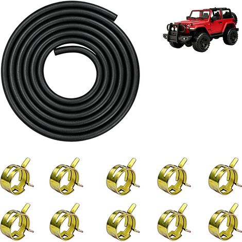 Durite de carburant 3 mètres Ø5 mm – Tuyau essence flexible pour générateurs, mini-moteurs, motos, karts, pompes et équipements mécaniques (1/5)