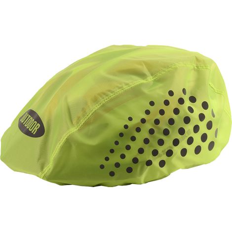 Housse de casque réfléchissante - Vert fluorescent - (Type 2) (1/5)