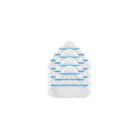 Trimec – Lot de 4 housses lingettes microfibre pour balais vapeur – Lavables en machine – Absorbantes et sans peluches – Pour sols durs (1/6)