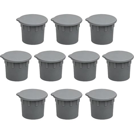 Lot de 10 bouchons pour trous clôture sécurité piscine (1/5)