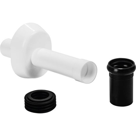 CANOTTO DI ALLACCIAMENTO CON ROSONE CROMATO Ø 40/44   ITI PLAST (1/2)