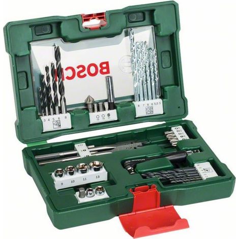 Bosch V-Line Bohrer- und Bit-Set, mit Winkelschrauber, 41-tlg.