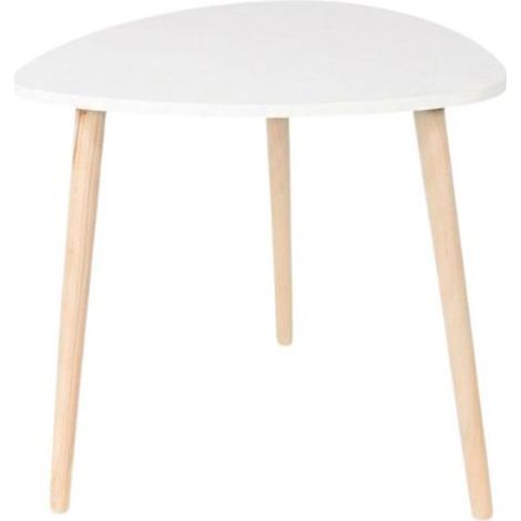 Mesas Auxiliares - Mesita Auxiliar Sena 38,5 cm - Blanco