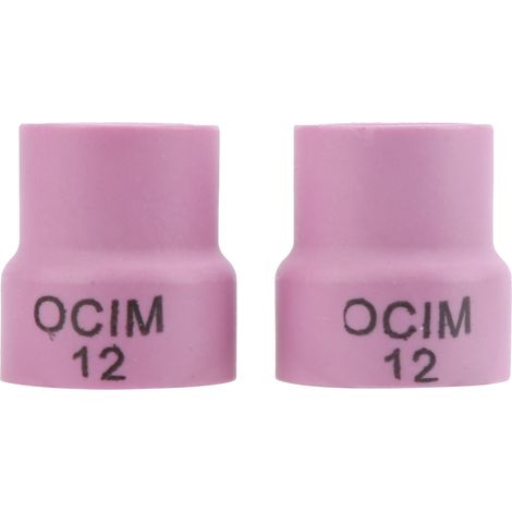 Lot de 12 buses en céramique rouge pour soudeur, compatible poste à souder air cool WP-9/20, accessoire soudage MIG/MAG. (1/5)