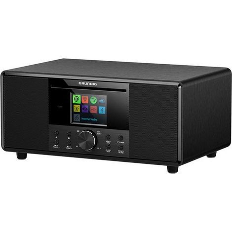 Micro-chaîne all-in-one 32w noir avec bluetooth - Grundig - DTR7000 (1/4)