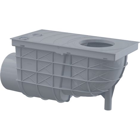 Alcadrain Universal-Regensinkkasten 300×155/110 mm Abgang waagrecht, Grau