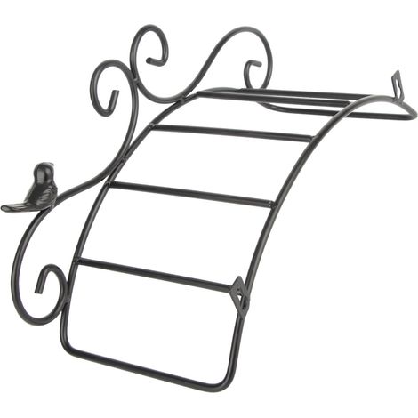 Wandmontierter Gartenschlauchhalter, dekoratives Aufbewahrungsregal, Gartenschlauchhalter für den Außenbereich (1/5)