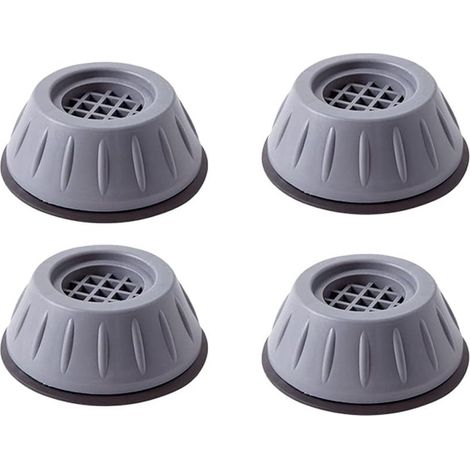 Patins pour lave-linge entièrement automatique, patins antidérapants surélevés, base de réfrigérateur, tapis pour meubles, tapis amortisseur de chocs enroulable (4 pièces)-AquaForge (1/5)