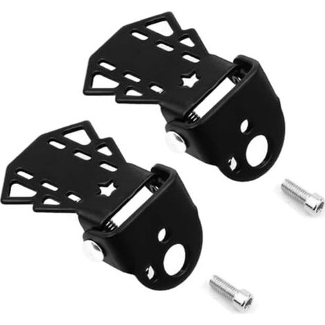 Asiento trasero plegable para bicicleta con reposapiés de acero para bicicletas de montaña. (1/5)