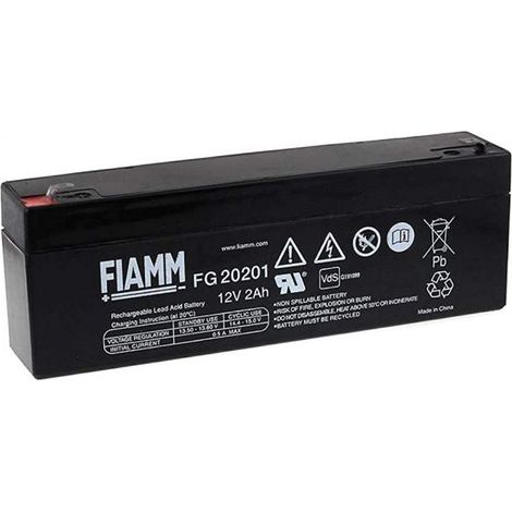Fiamm accumulatore batteria piombo ricaricabile 12V 2Ah  - FG20201