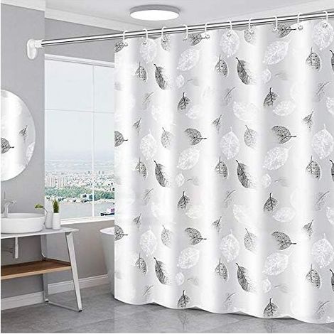 Rideau de Douche,Rideau de Douche Imprimé,Rideau de Douche Transparent,Rideau de Douche Original,Rideau de Douche Baignoire (Feuille, 180 200cm) (1/5)