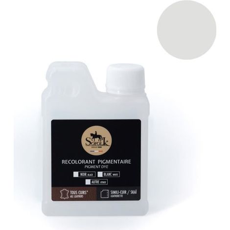 Peinture Cuir/Simili-Cuir (250ml, 5-GRIS CLAIR) - SOFOLK - Entretien pour Siège et Volant de Voiture, Canapé, Chaussure (1/4)