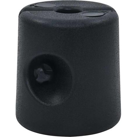 vidaXL  Pesos para cenador/carpa 4 unidades PE negro (1/2)
