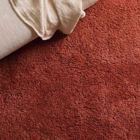 Tapis rouge marsala 100x150cm