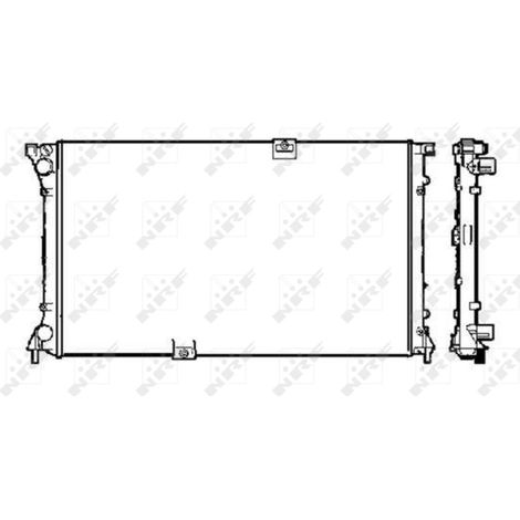 Radiateur, refroidissement du moteur NRF 58330 NISSAN 2140000Q0M 2140000QAP