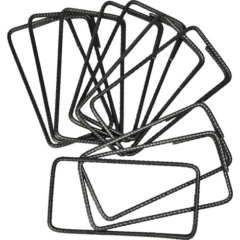 Étriers de renforcement pour la construction, étriers, 15x25, fil de 6 mm (1/5)