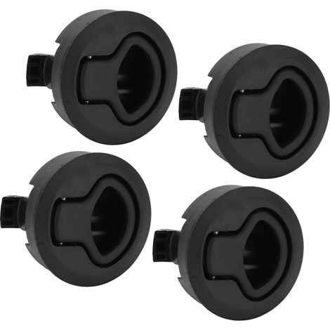 Serrure à mortaiser de 61 mm (2,4 pouces) avec pêne rond pour armoires de bateaux, écoutilles, yachts, camping-cars (1/5)